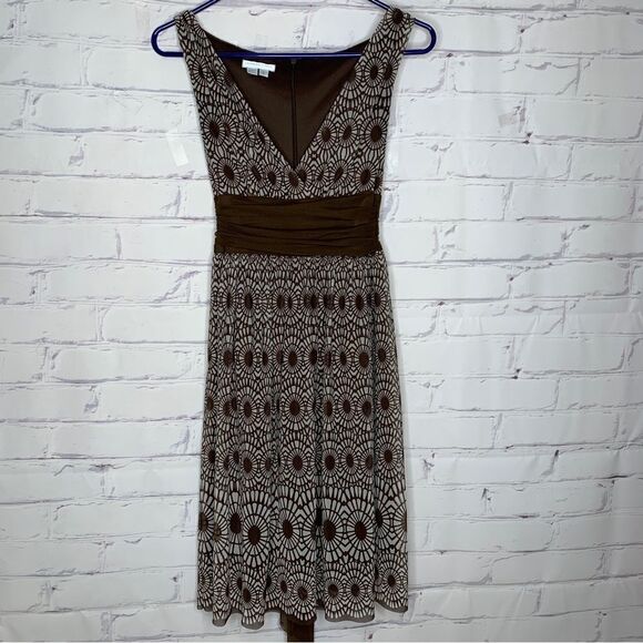 London Times size 4 brown dress - Picture 1 of 6